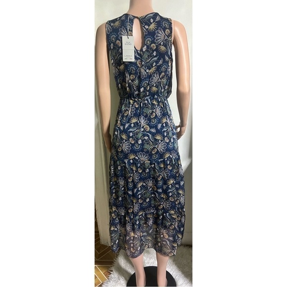 NWT LARA GUIDOTTI Silk Blend Floral Printed Maxi Dress - Picture 4 of 15